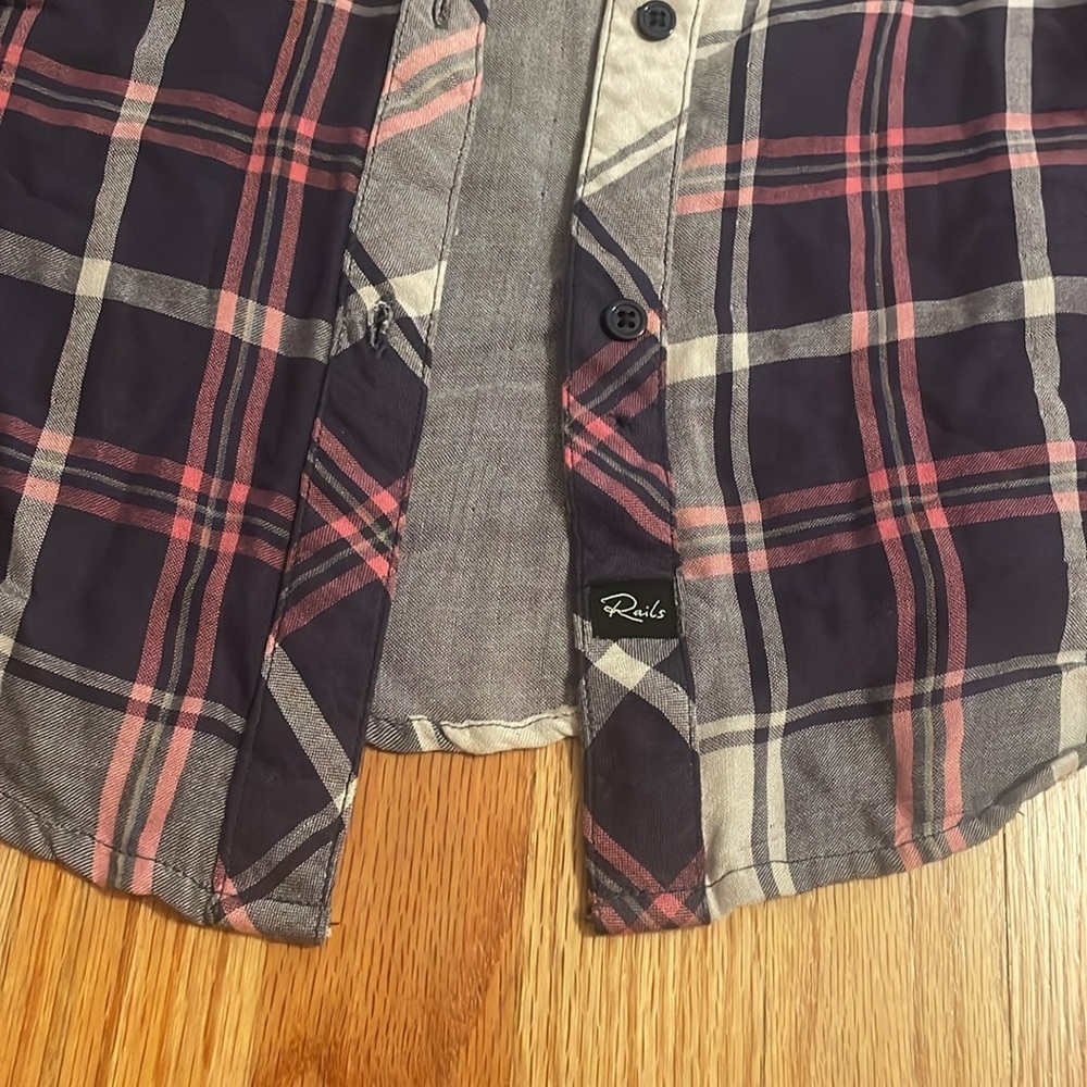Rails Flannel Button Down Shirt - image 4